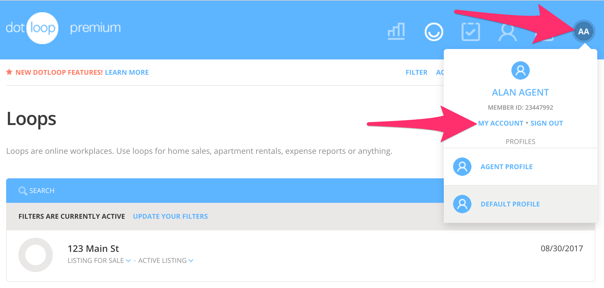 1968x940 Managing My Account Dotloop Support
