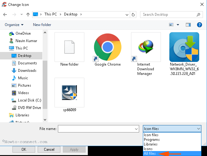665x504 How To Change Desktop Icons Of Installed Software In Windows