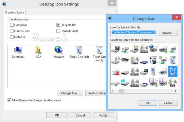 600x398 The Recycle Bn In Windows Is Set To Display Different Icons