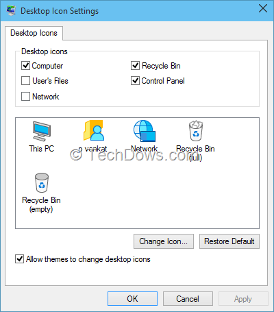 400x455 Windows How To Change Recycle Bn