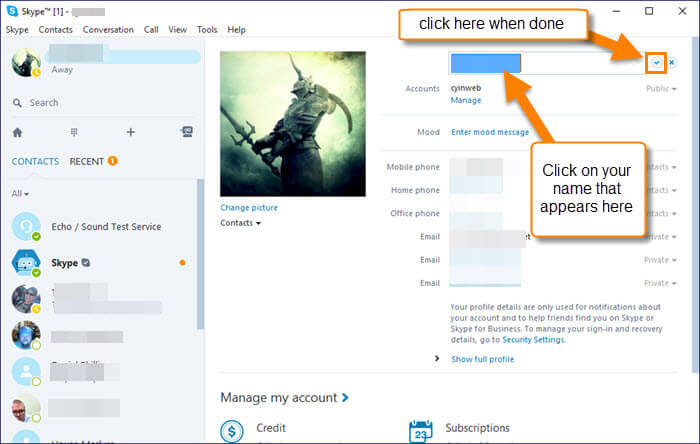 how to change skype password on android app how to change skype password on android app