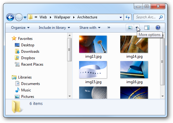 564x401 Beginner Change Icon Views To Extra Large In Windows Explorer