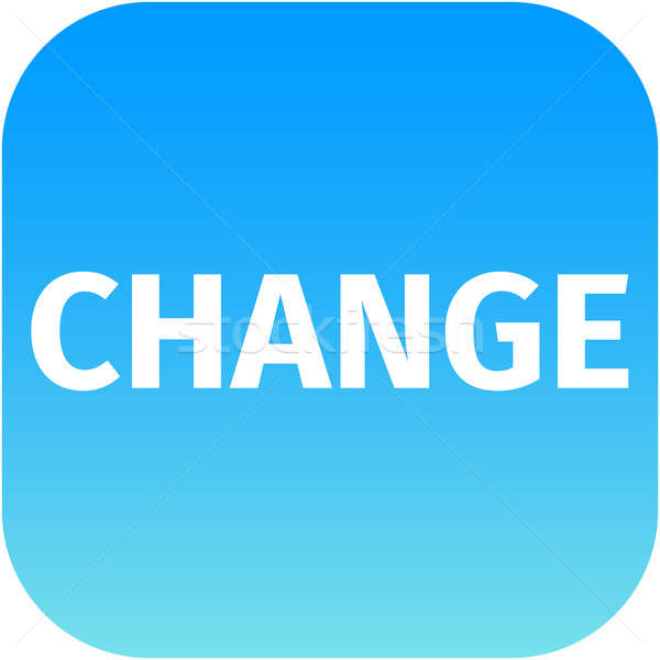 600x600 Change Blue Web Icon Stock Photo Antonin Okurcak