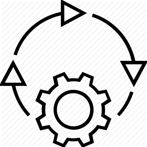512x512 Adapt To Changes, Changes, Cog, New Task, Situations Icon