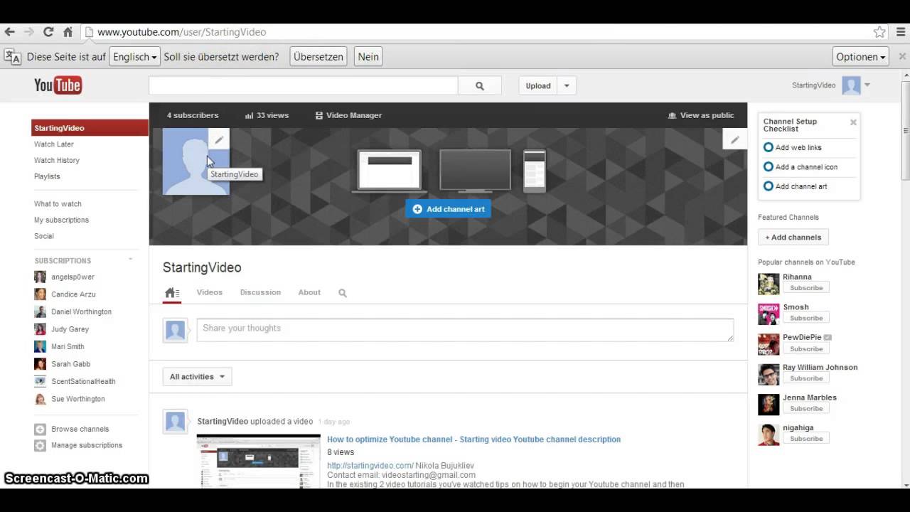 1280x720 How To Set Youtube Channel Icon