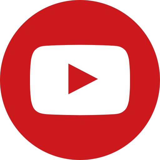 512x512 Channel, Circle, Logo, Media, Social, Video, Youtube Icon