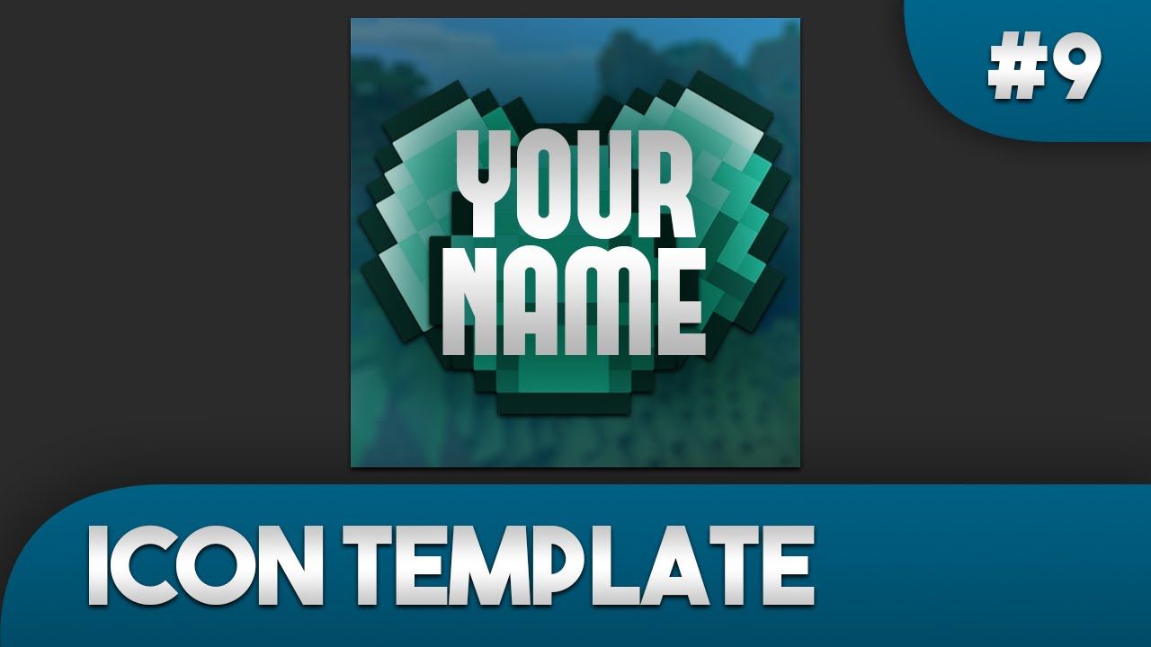 1280x720 Minecraft Youtube Channel Logo