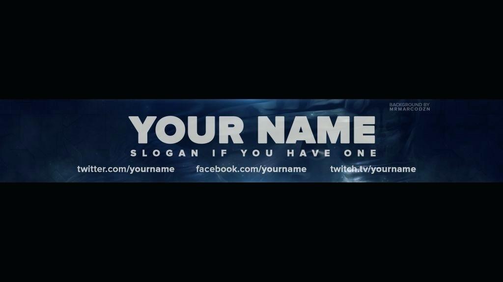 1024x575 Channel Art Template Maker Logo Youtube Icon