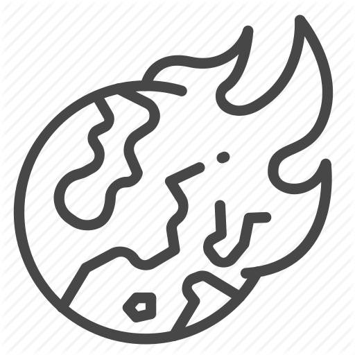 512x512 Chaos, Country, Earth, Fire, War, World Icon