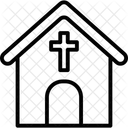 256x256 Chapel Icon Of Line Style