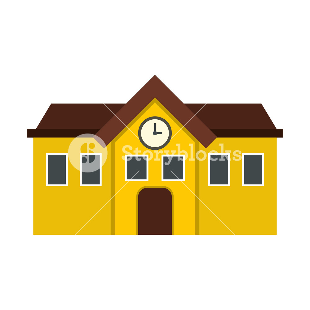 1000x1000 Chapel Icon In Flat Style Isolated On White Background Vector