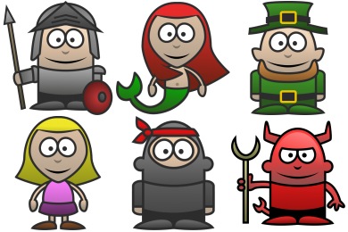 390x260 Character Iconset