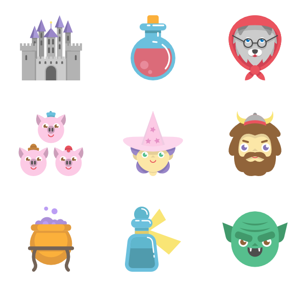 600x564 Character Icon Packs