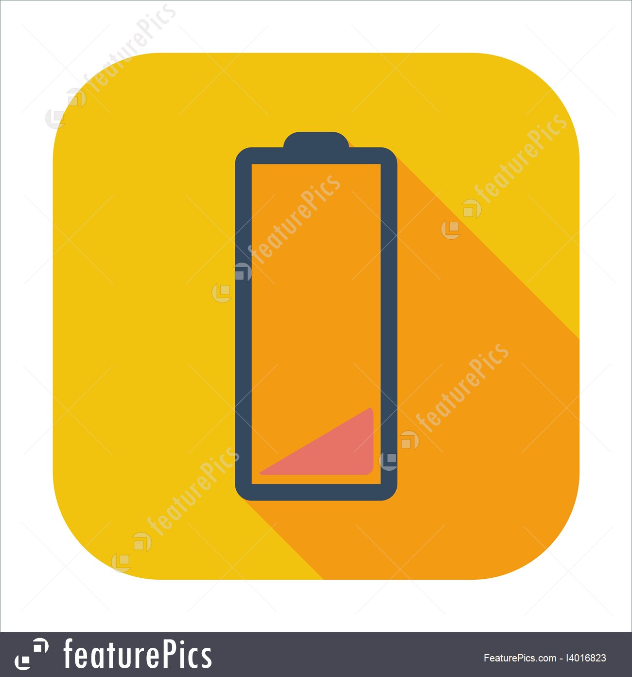 1300x1392 Illustration Of Charging The Battery, Flat Single Icon