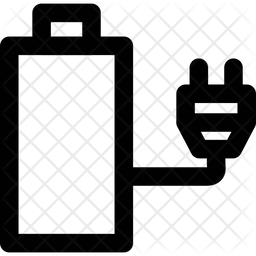 256x256 Battery Charging Icon Of Line Style