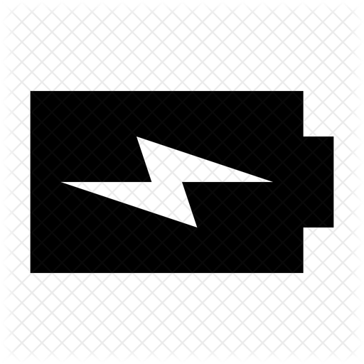 512x512 Battery Charging Icon Of Glyph Style
