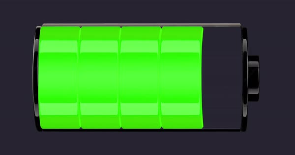 600x316 Battery Charging Icon, Blinking In Steps As It Recharges To Full