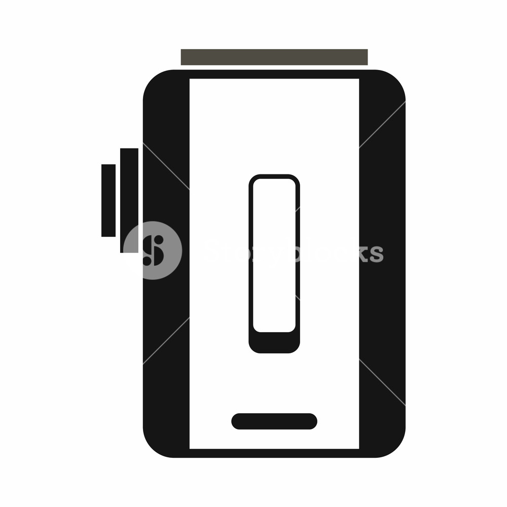 1000x1000 Charger Icon In Simple Style Isolated On White Background