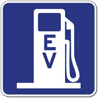 200x200 Ev Charging Station Icon Sign