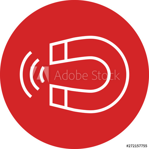 500x500 Magnet Attraction Charisma Outline Icon