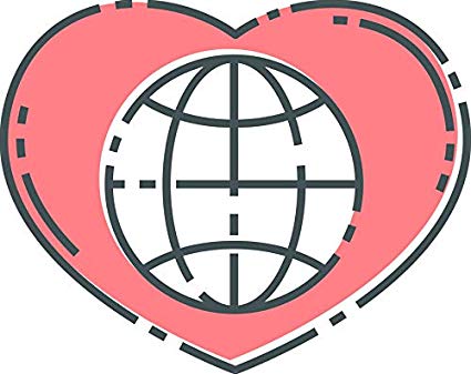 425x337 Cute Sweet Giving Back Charity Icon Cartoon Vinyl