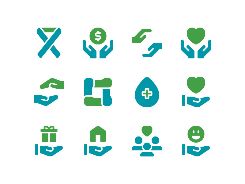 800x600 Charity Icon Set