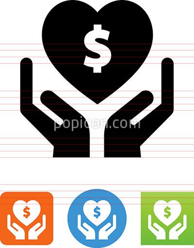 400x511 Hands Holding Charity Symbol Icon