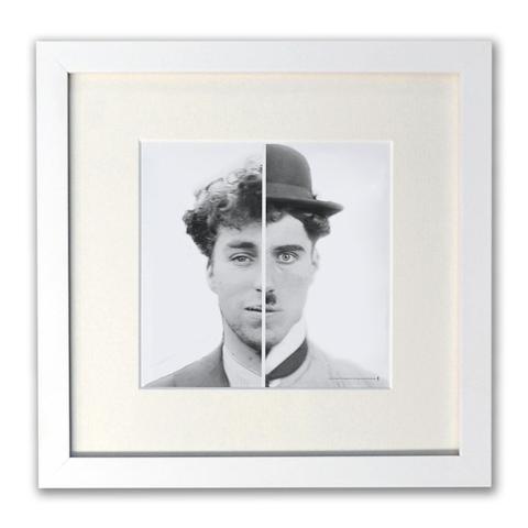 Charlie Chaplin Cinematic Icon White Framed Print Charlie 480x480 Charlie Chaplin Cinematic Icon White Framed Print Charlie