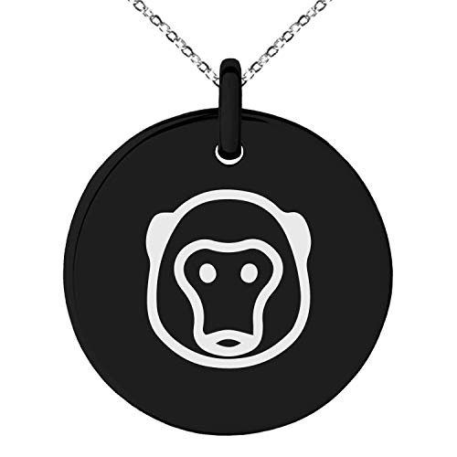500x500 Tioneer Black Stainless Steel Monkey Icon Small