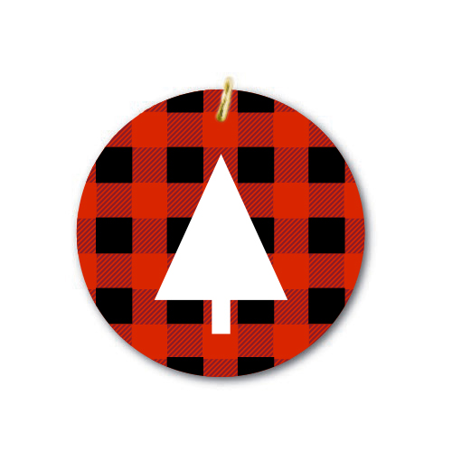 500x500 Buffalo Plaid Charm