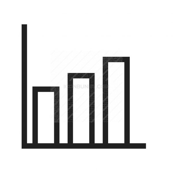 600x600 Bar Chart Line Icon