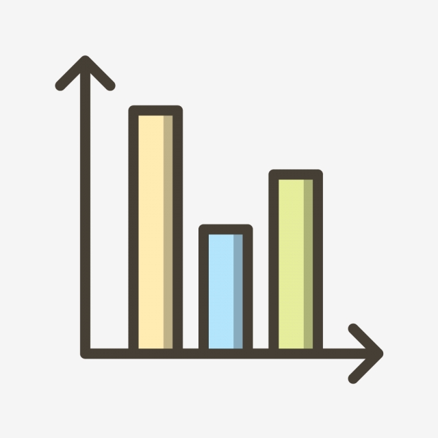 640x640 Bar Chart Vector Icon, Analysis Icon, Bar Icon, Chart Icon Png