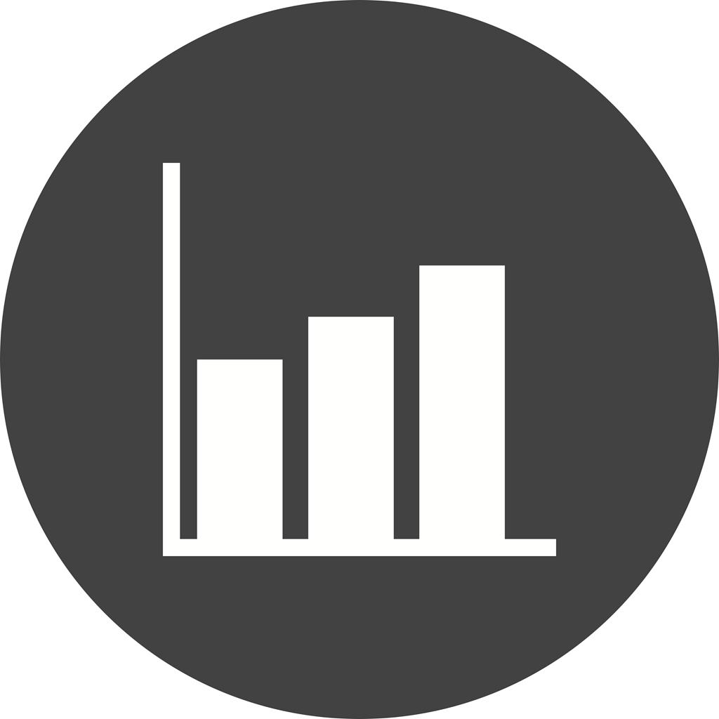 1024x1024 Bar Chart Flat Round Icon