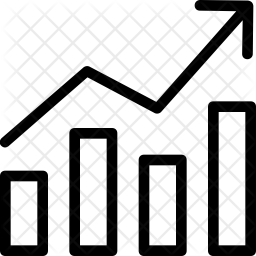 256x256 Bar Chart Icon Of Line Style
