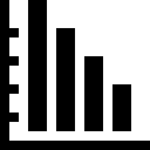 Bar Chart Down Icon 512x512 Bar Chart Down Icon