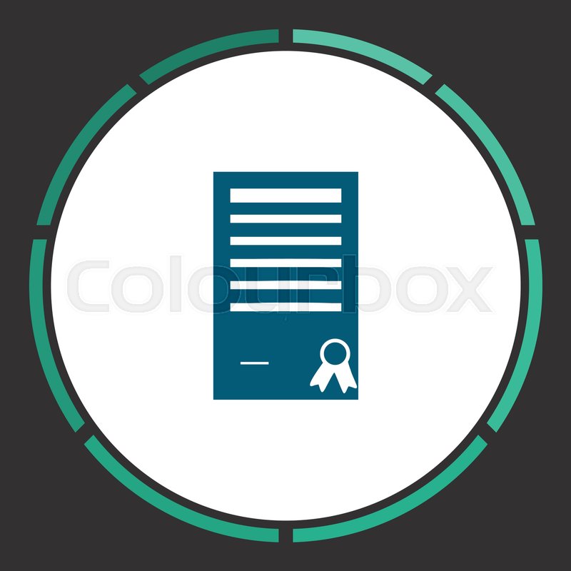 800x800 Charter Icon Vector Flat Simple Blue Stock Vector Colourbox