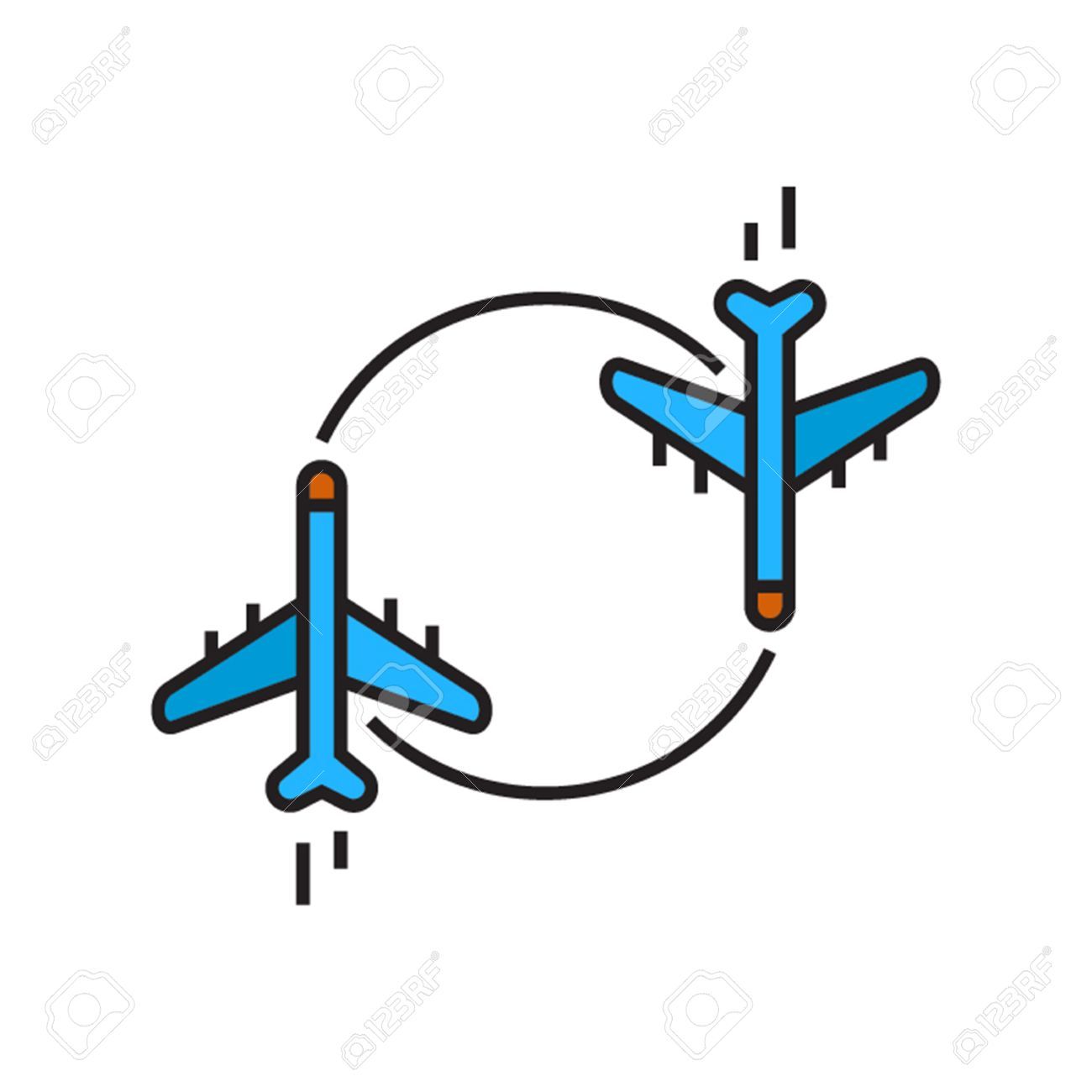 1300x1300 Charter Flight Icon Clipart Portal