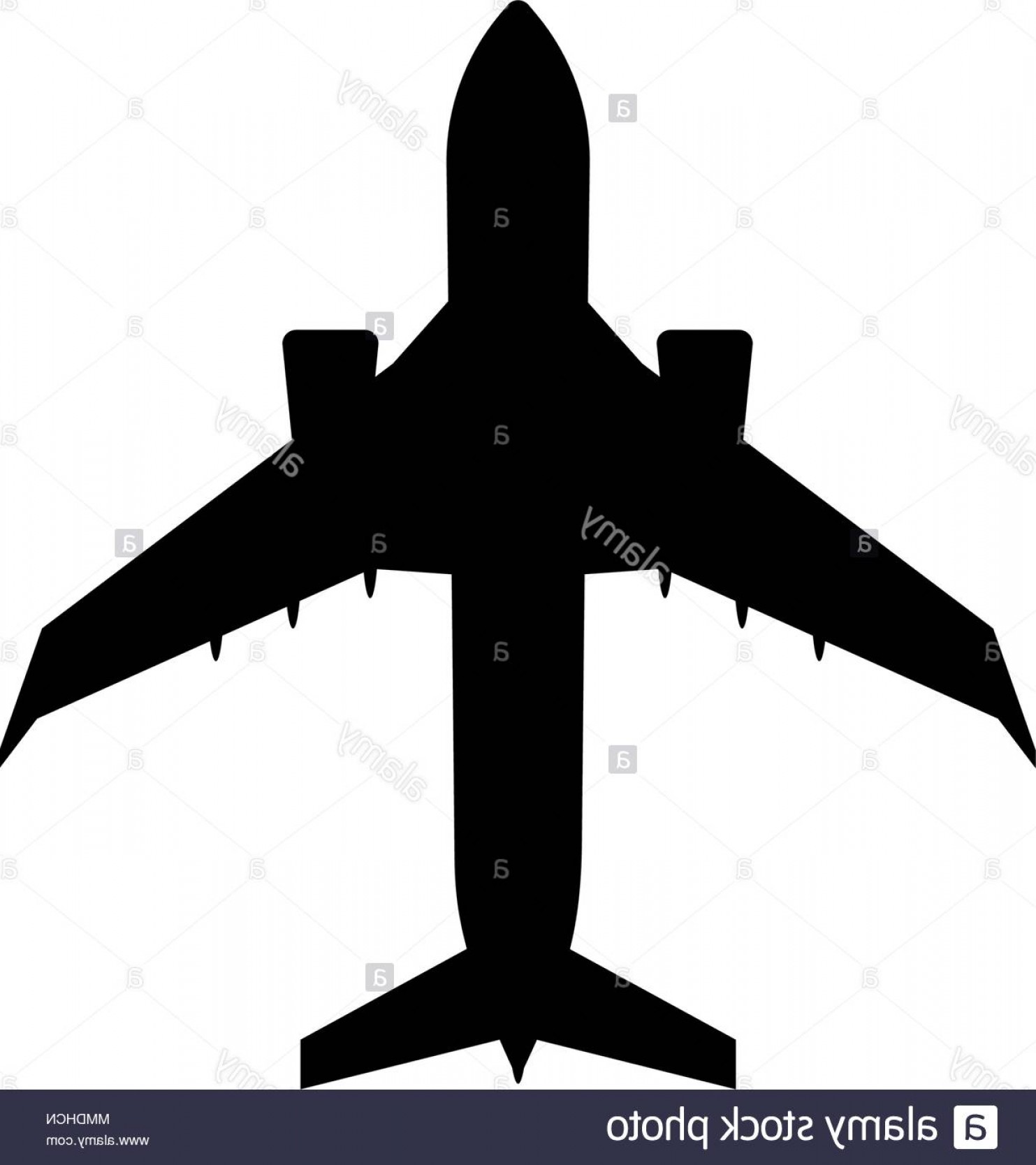 1483x1668 Simple Charter Passenger Plane Icon Jet Aircraft Silhouette Image