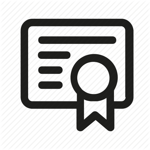 512x512 Certificate, Charter, Diploma, University Icon