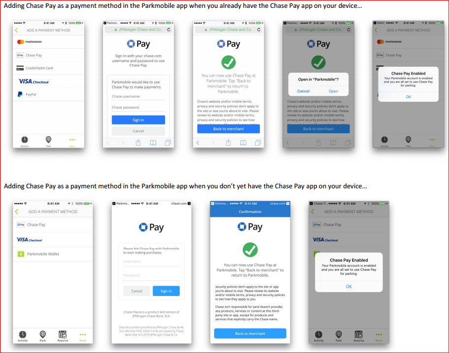 912x718 How Can I Use Chase Pay To Pay With Parkmobile Parkmobile Support