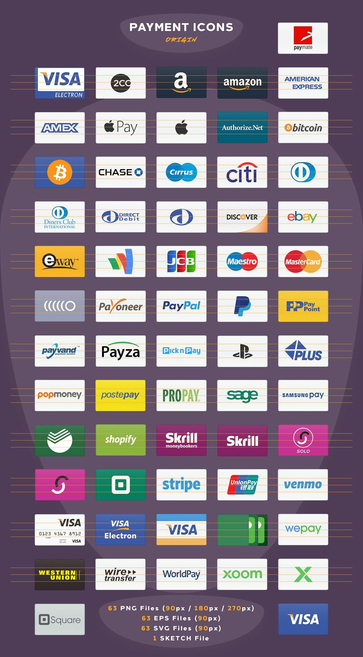1160x2098 Payment Credit Card Vector Icons