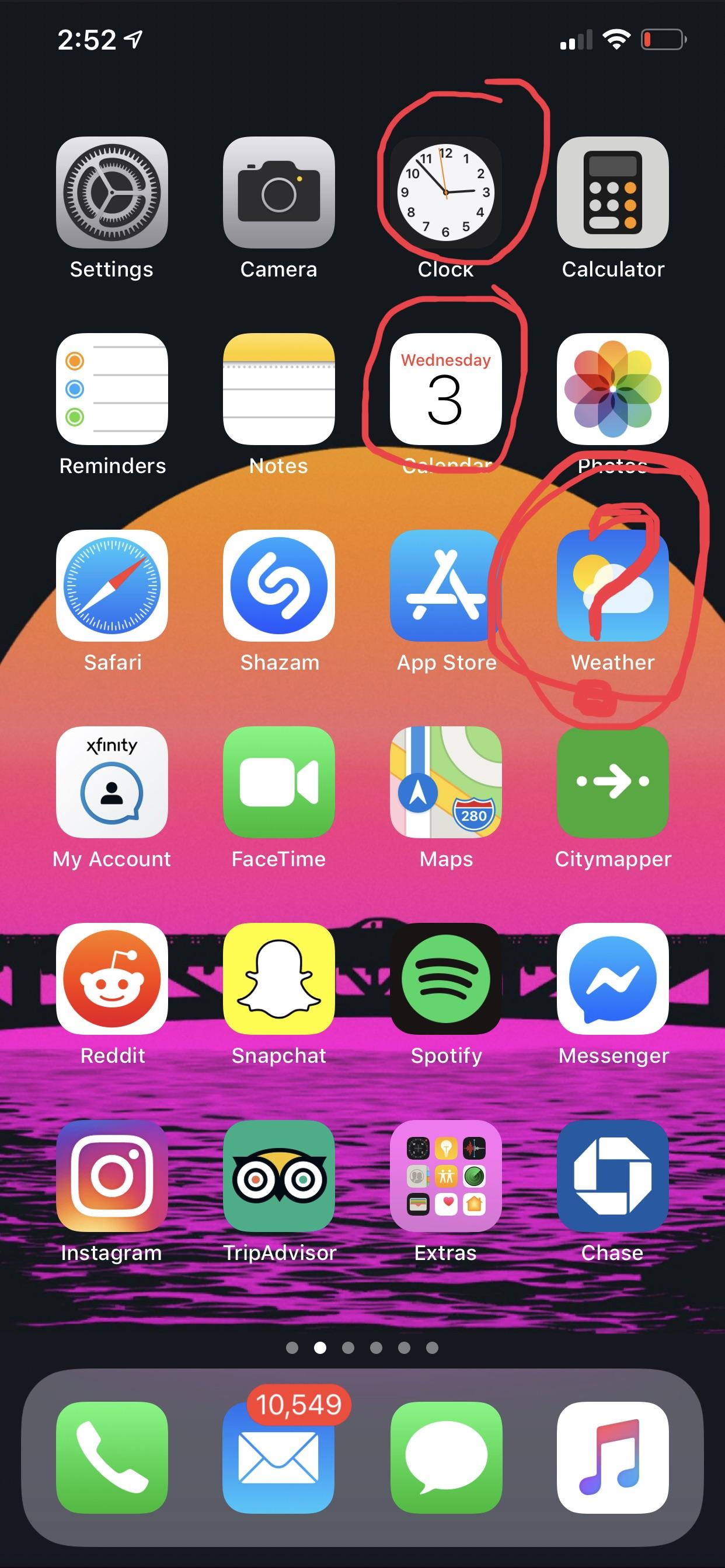 1242x2688 Can We Please Have The Weather Display On The App Icon Like