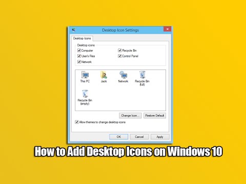 480x360 How To Add Desktop Icons On Windows