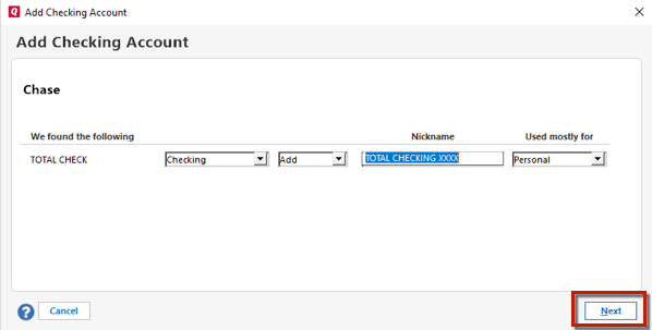 598x303 Adding Chase Accounts To Quicken
