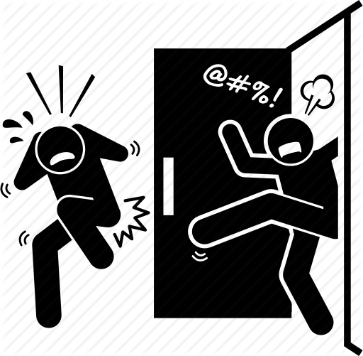 512x501 Chase Away, Door, Kicking, Man, Out, Shoo Icon