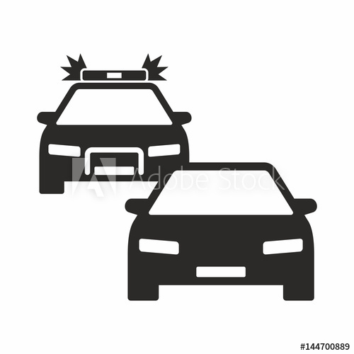 500x500 Car Chase Icon
