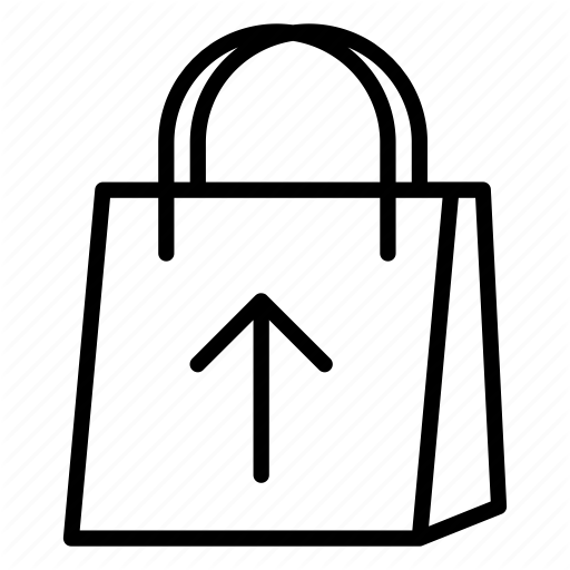 512x512 Commerce, Download, Export, Purchase, Sale, Shopping Bag Icon