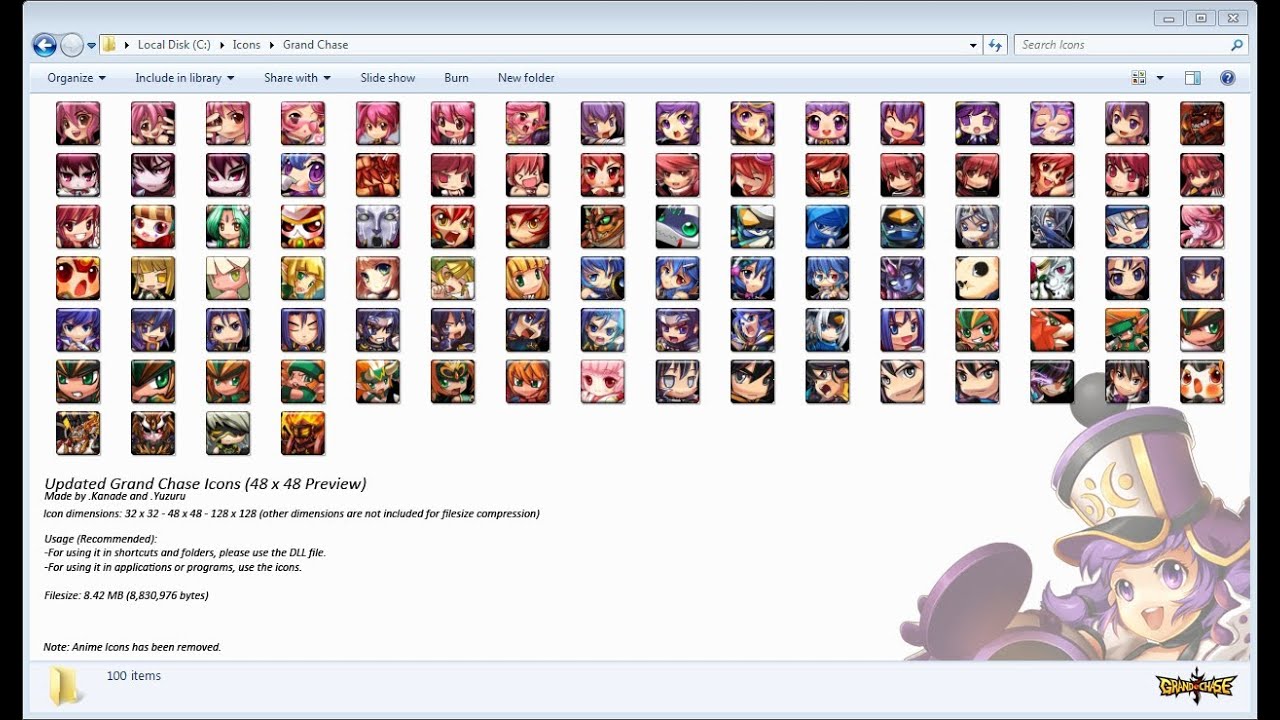 1280x720 Grand Chase Characters Icons Download