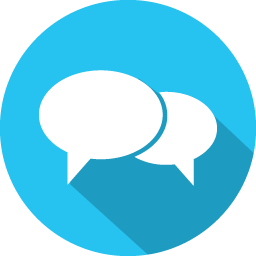 256x256 Chat Icon Flat Vol Iconset Graphicloads