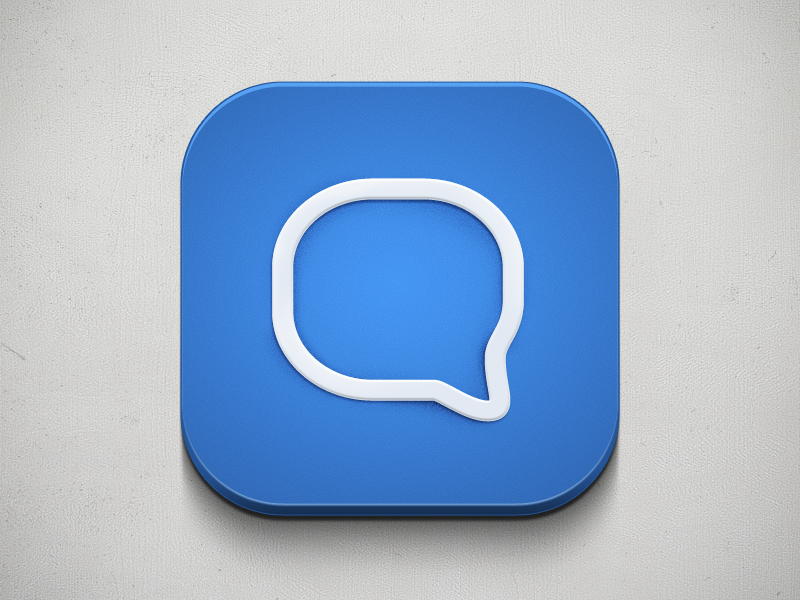 800x600 Chat App Ios Icon Icon Ios Icon, Mobile App Icon, Ios App Icon